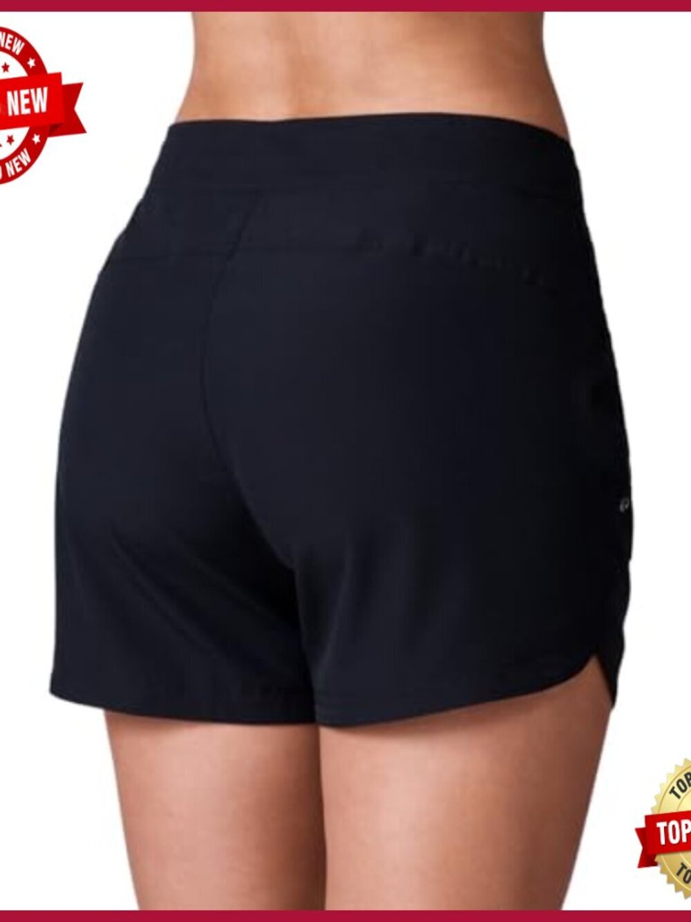 Women's 5" Swim Board Shorts High Waisted UPF 50+ with Pockets Quick Dry - Picture 2 of 7